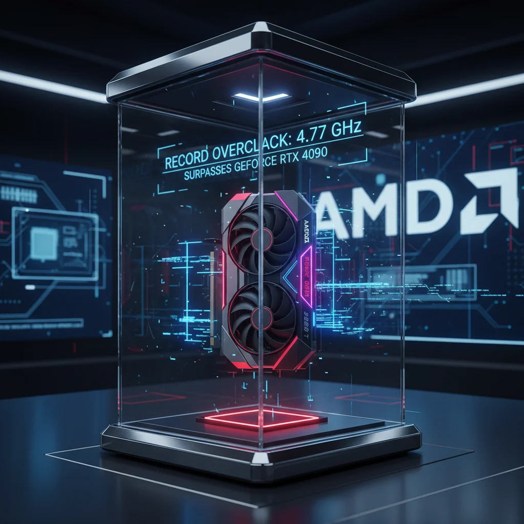 Первый в мире графический процессор с частотой 4,77 ГГц: Radeon RX…