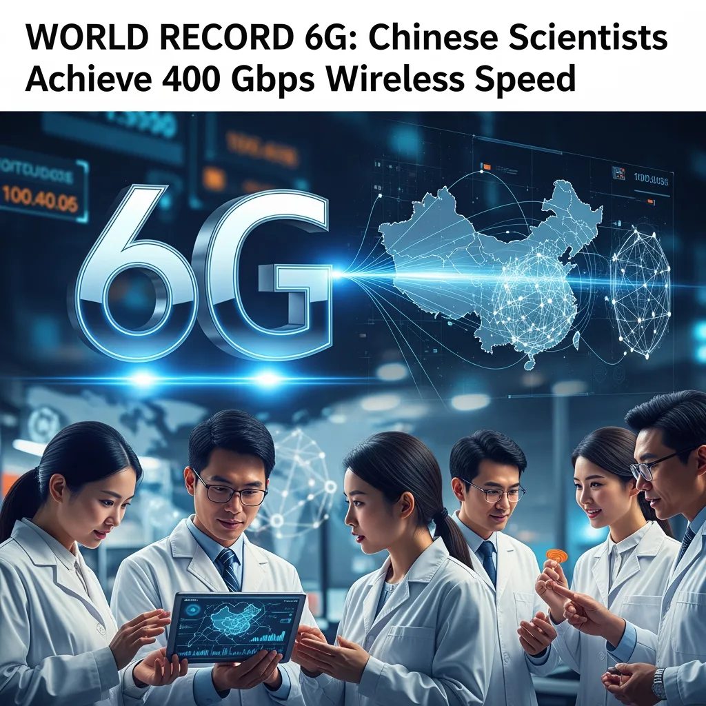 Мировой рекорд 6G: китайские ученые разогнали беспроводную связь…