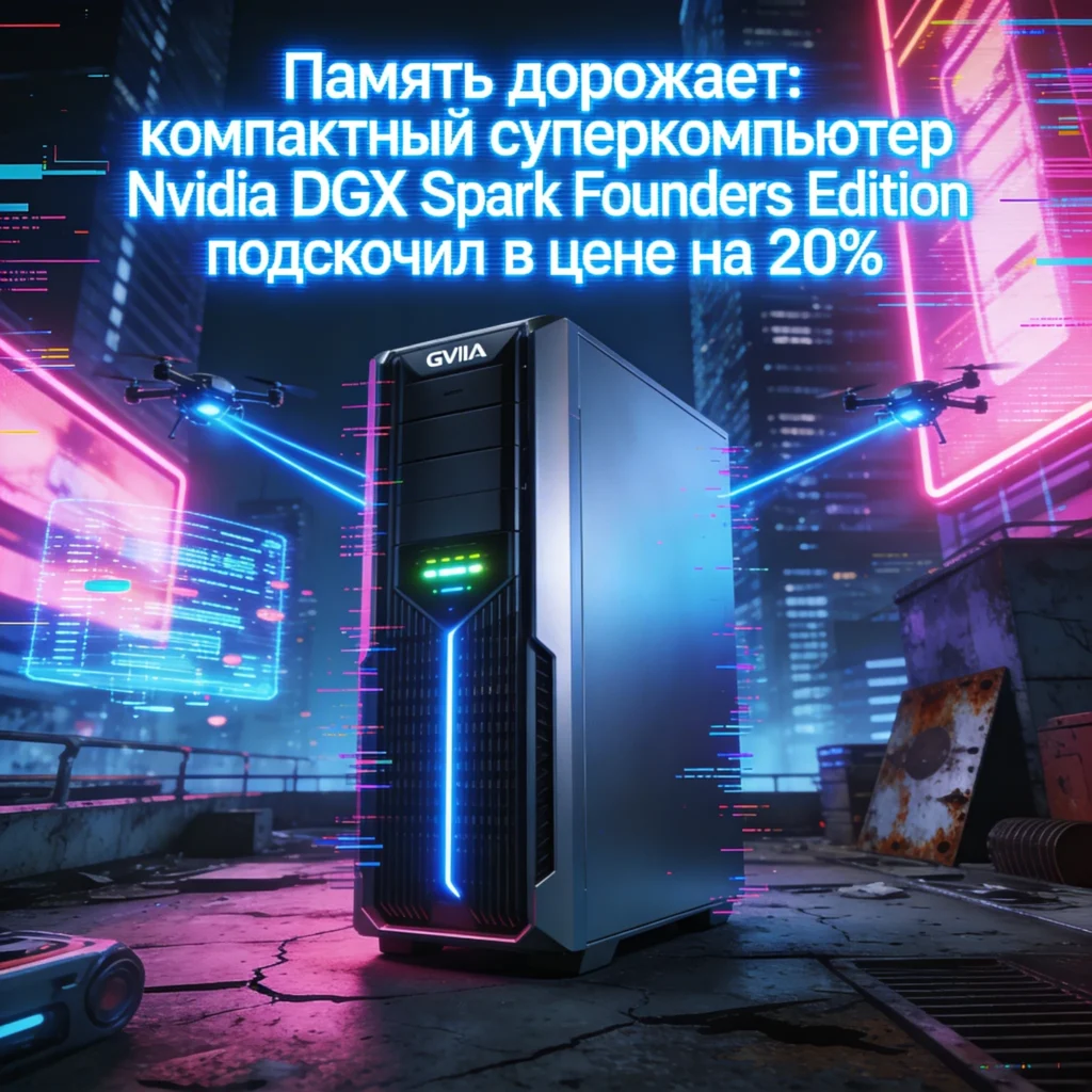 Память дорожает: компактный суперкомпьютер Nvidia DGX Spark…