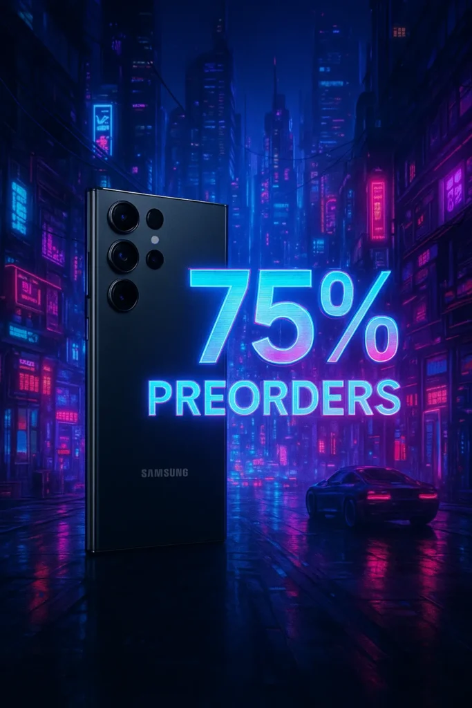 Ультра-хит: Samsung Galaxy S26 Ultra собрал 75% предзаказов,…