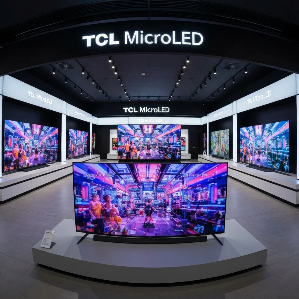 Гигантские 163-дюймовые телевизоры TCL: MicroLED, масса до 218 кг…