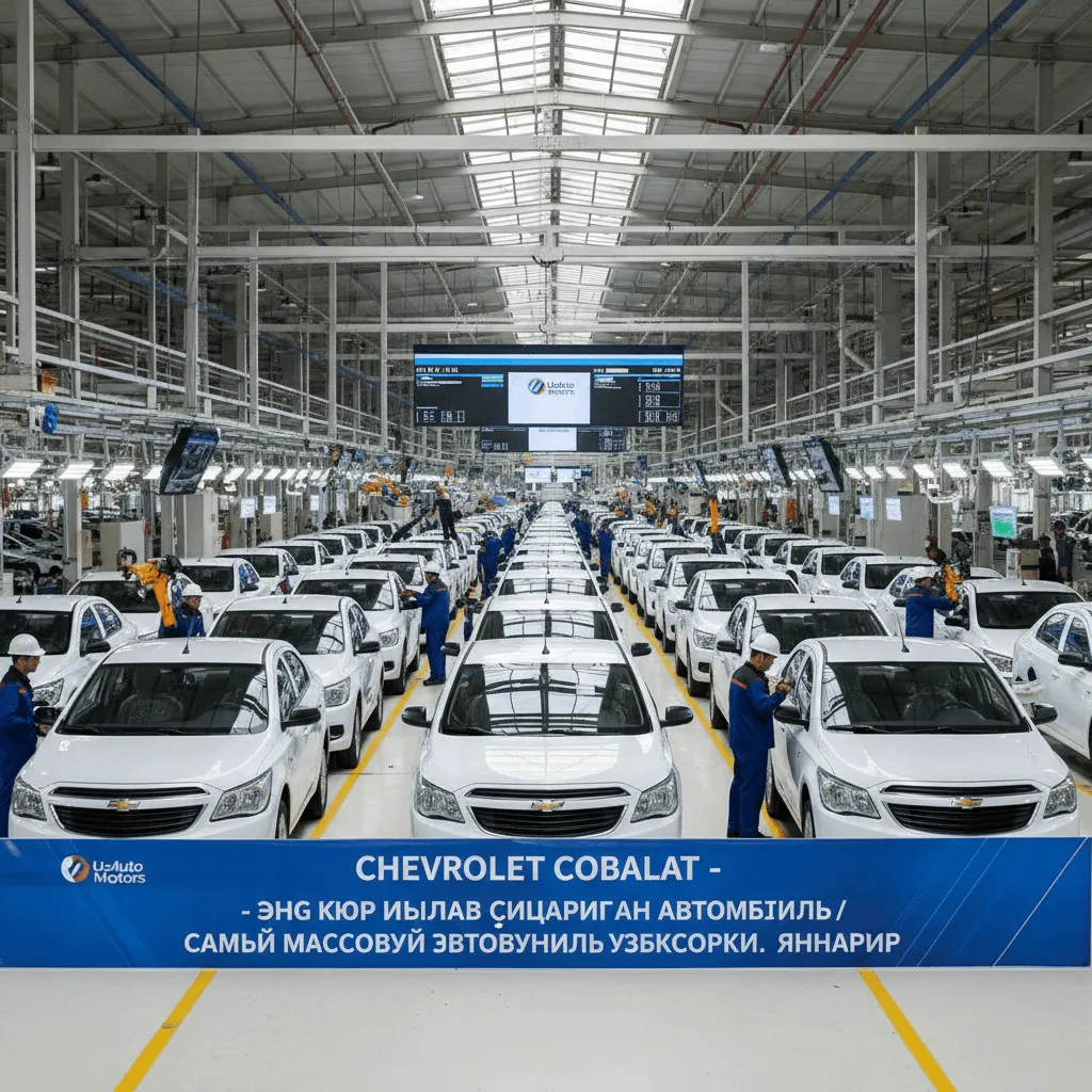 Chevrolet Cobalt стал самым массовым автомобилем узбекской сборки…