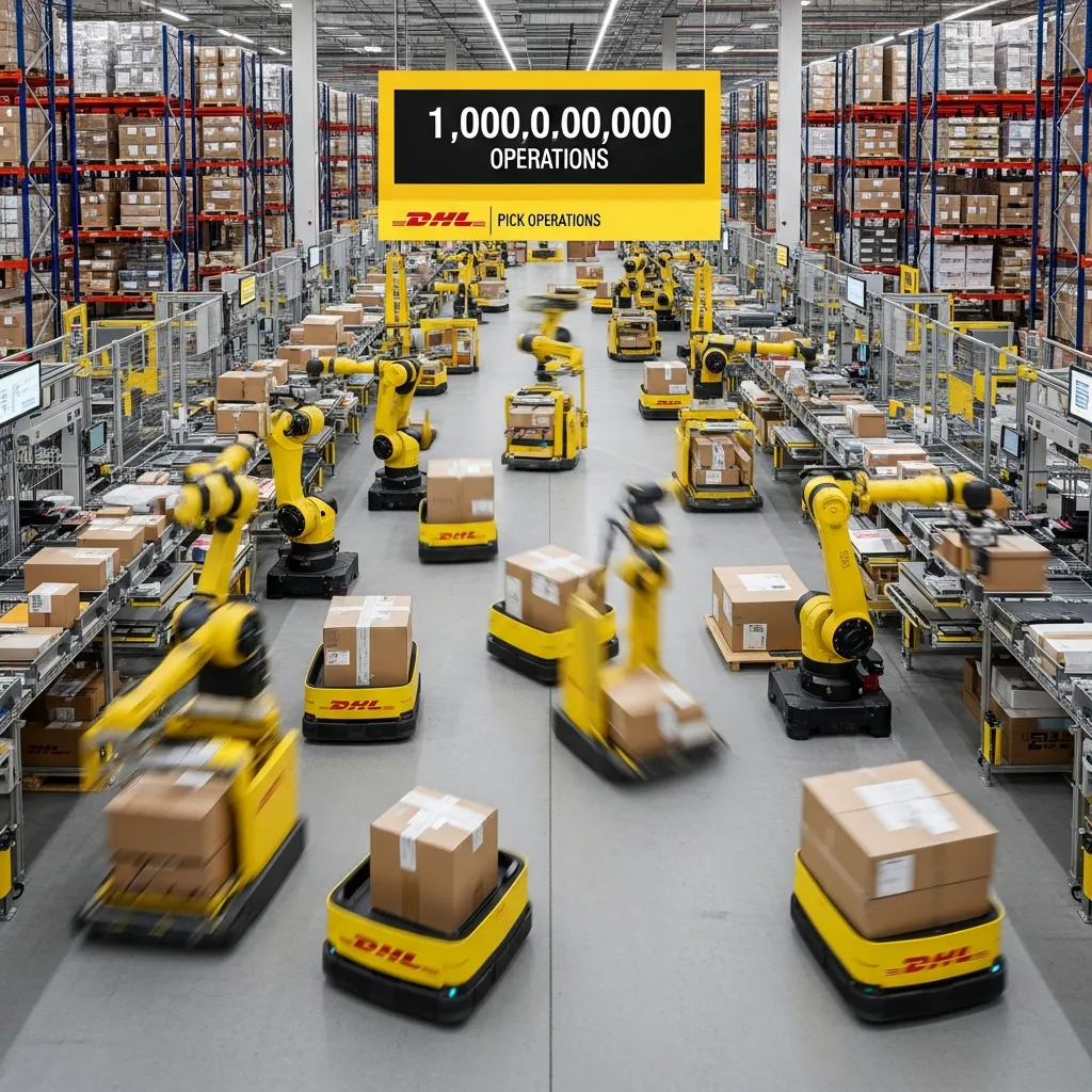 Роботы на складах DHL достигли миллиарда операций по подбору товаров