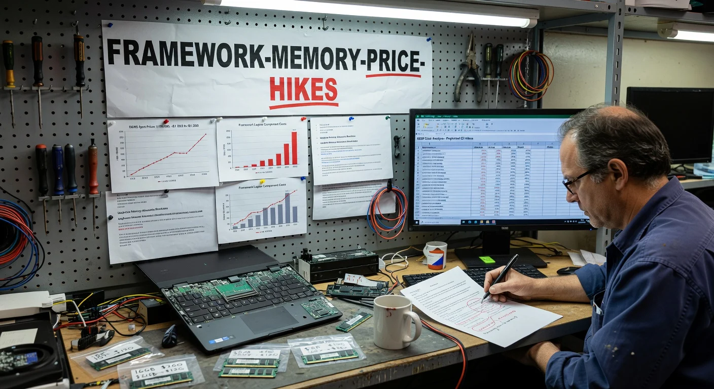 Framework в четвёртый раз за три месяца повышает цены на память: с…