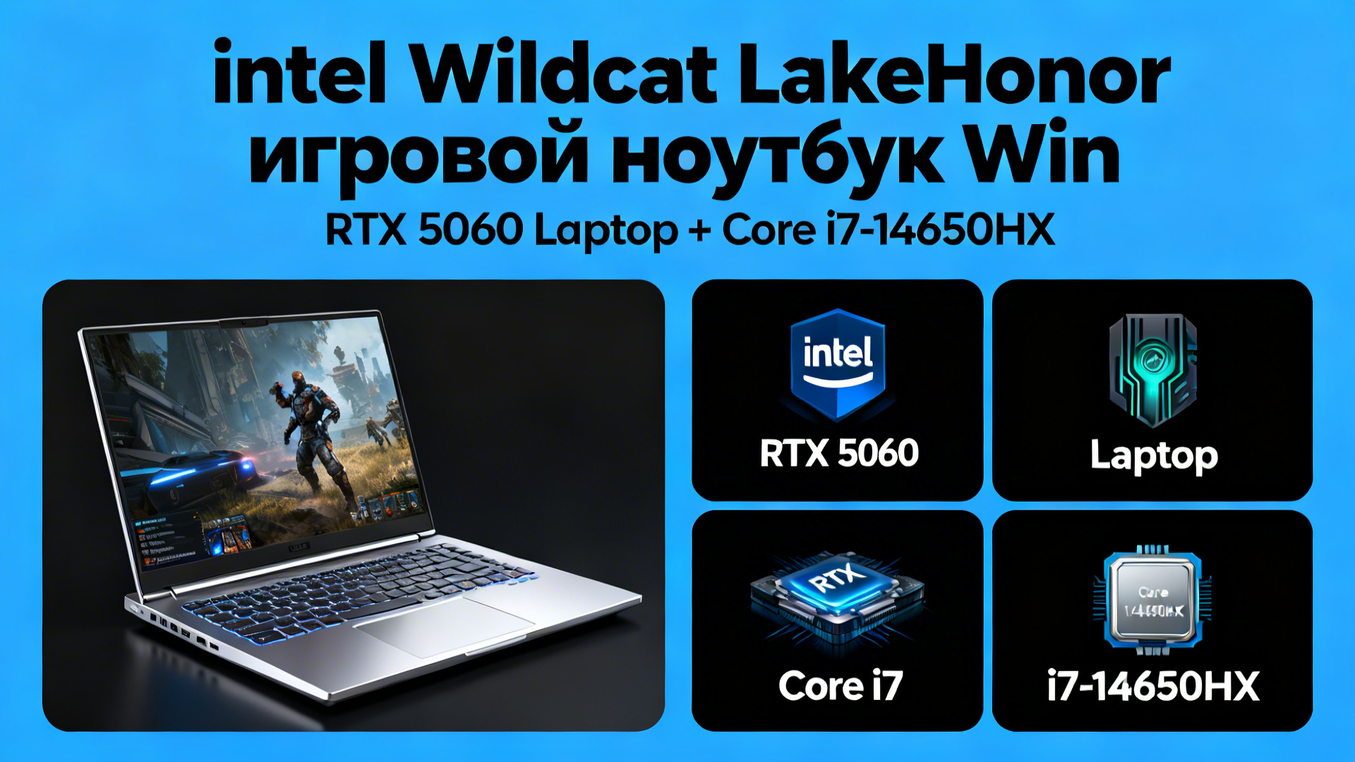 Honor Win с RTX 5060 Laptop и процессором Core i7-14650HX