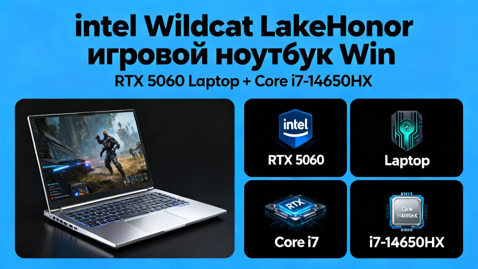 Honor Win с RTX 5060 Laptop и процессором Core i7-14650HX