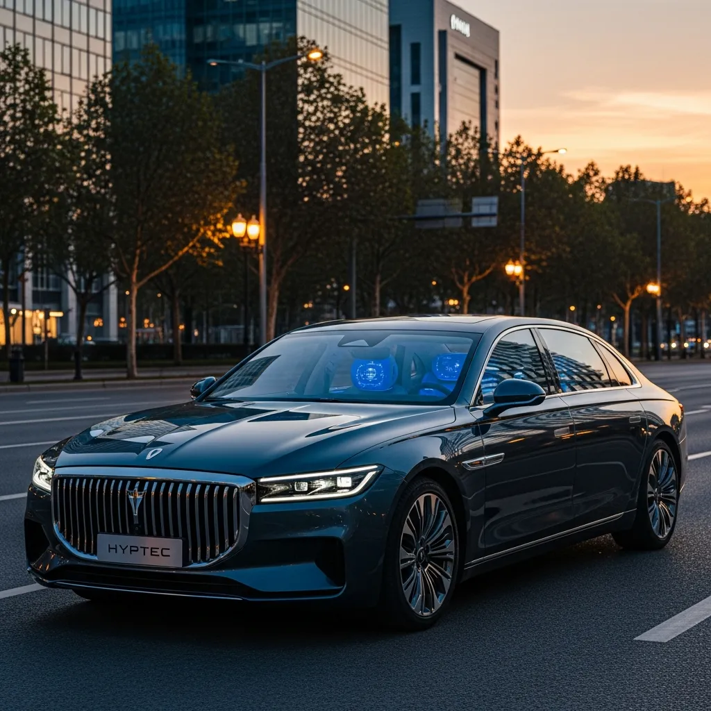 600-сильный гибридный седан Hyptec A800 от GAC и Huawei оказался…