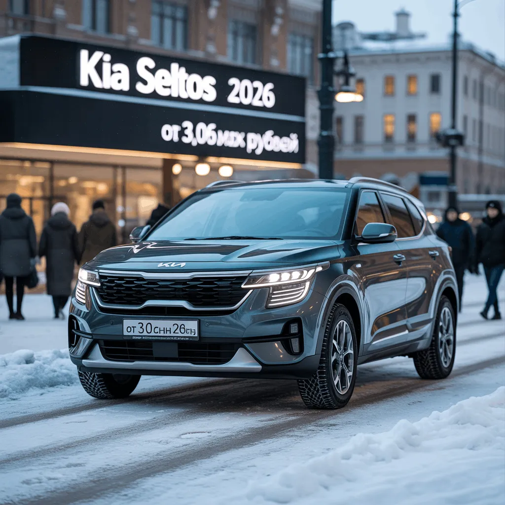 Kia Seltos 2026 добрался до России: цены от 3,06 млн рублей за…