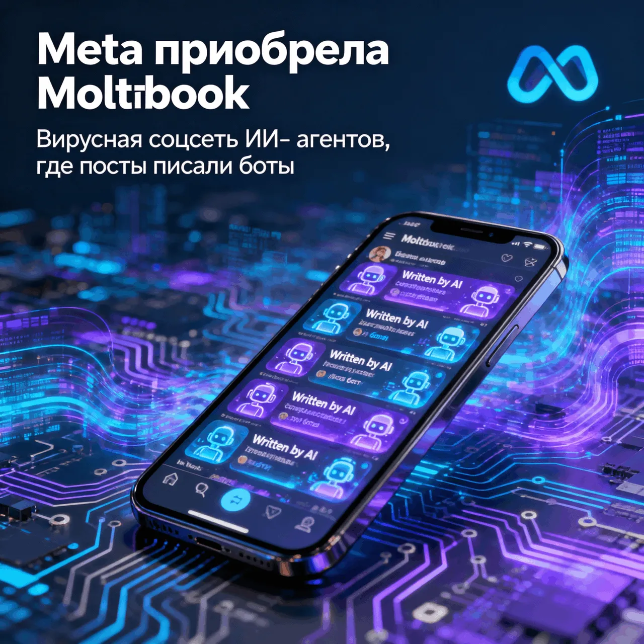 Meta приобрела Moltbook — вирусную соцсеть ИИ-агентов, где посты…