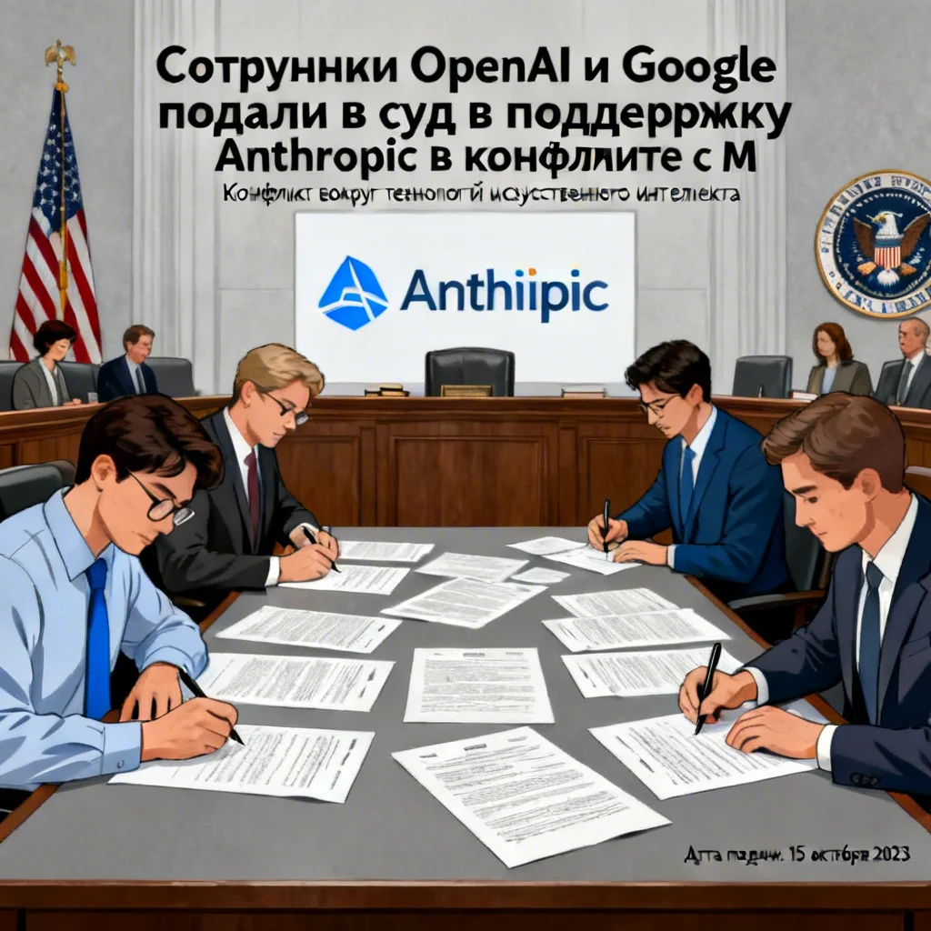 Сотрудники OpenAI и Google подали в суд в поддержку Anthropic в…