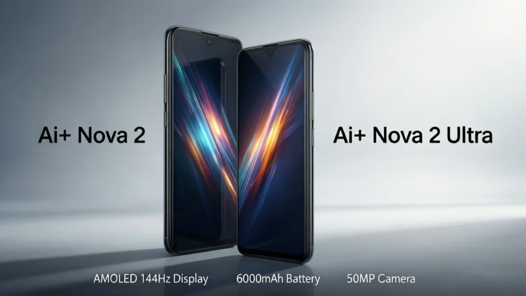 Ai+ Nova 2 и Nova 2 Ultra: AMOLED-дисплей 144 Гц, батарея 6000…