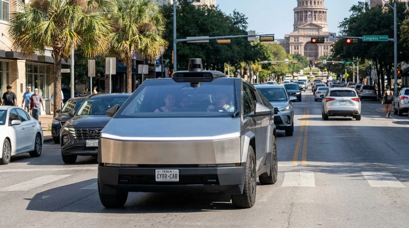 Tesla Cybercab без руля и педалей выехал на дороги общего…