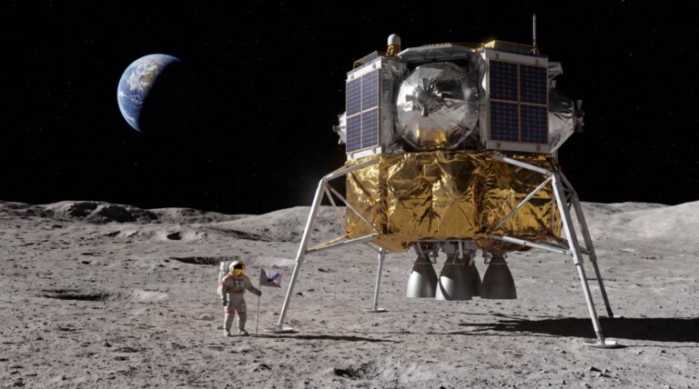 Посадочный модуль Blue Moon компании Blue Origin для лунной программы NASA