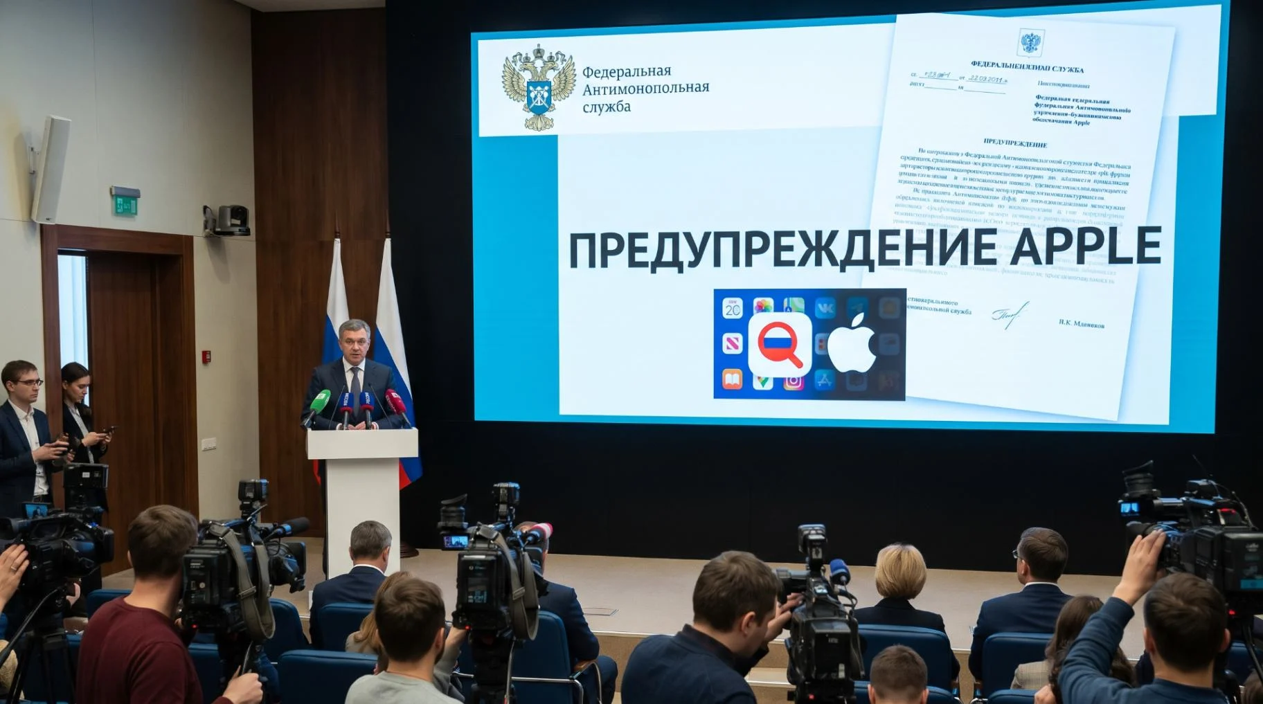 ФАС выдала предупреждение Apple: за дискриминацию российских…