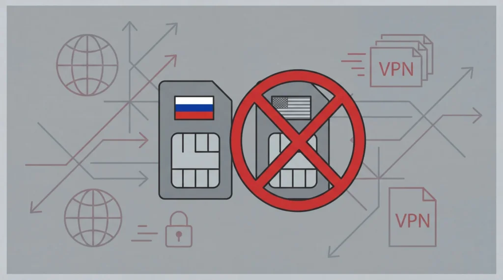 Иностранные SIM-карты перестали помогать обходить блокировки в России