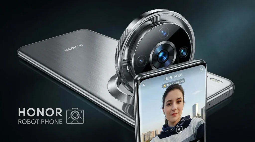 Honor Robot Phone с вращающейся камерой выйдет в августе, Magic 9…