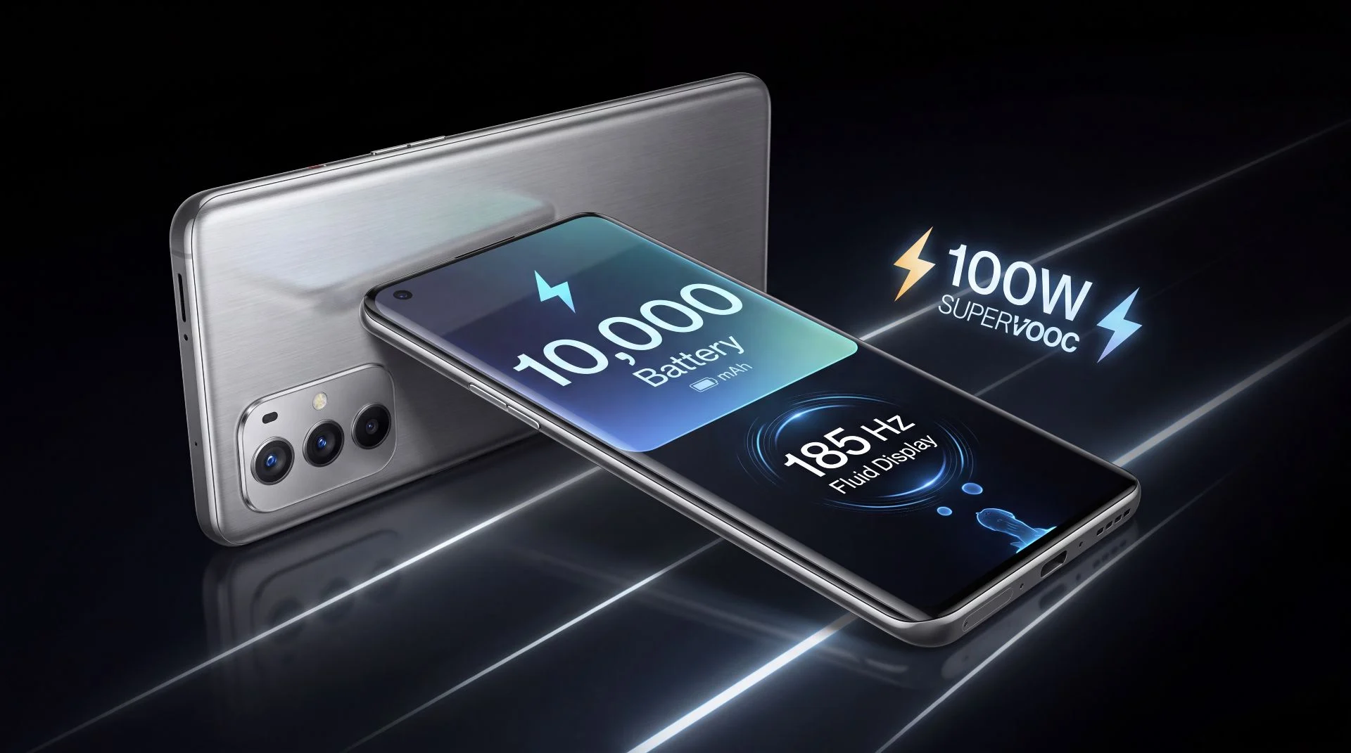 OnePlus готовит флагман с батареей 10 000 мАч и 185-Гц экраном