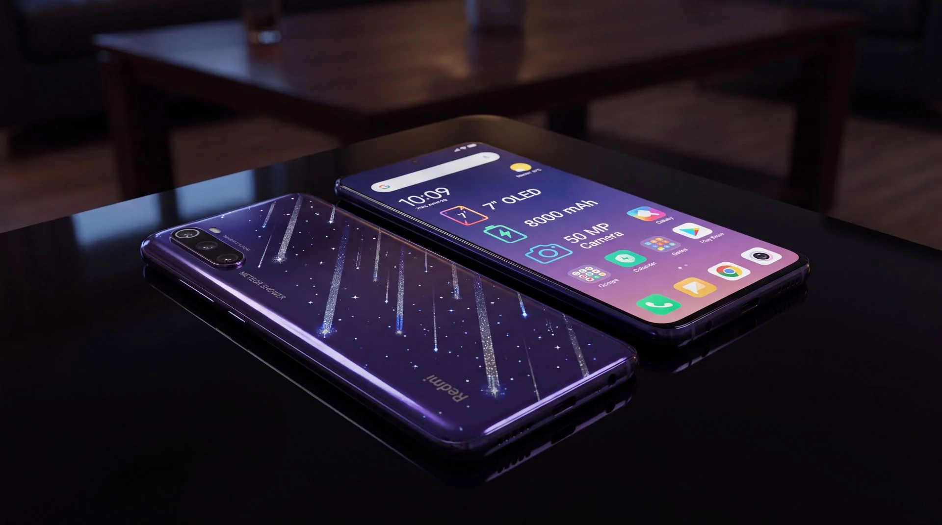 Смартфон Redmi Note 17 с 7-дюймовым экраном и цветом Meteor Purple