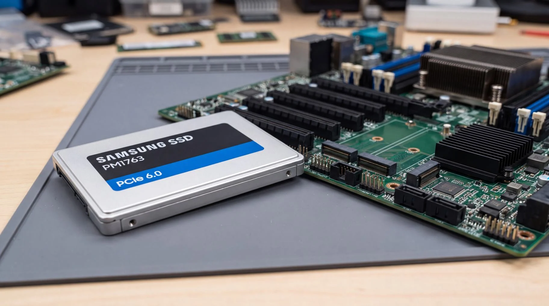 Samsung SSD PM1763 с интерфейсом PCIe 6.0 для ИИ-серверов, скорость чтения 28 400 МБ/с