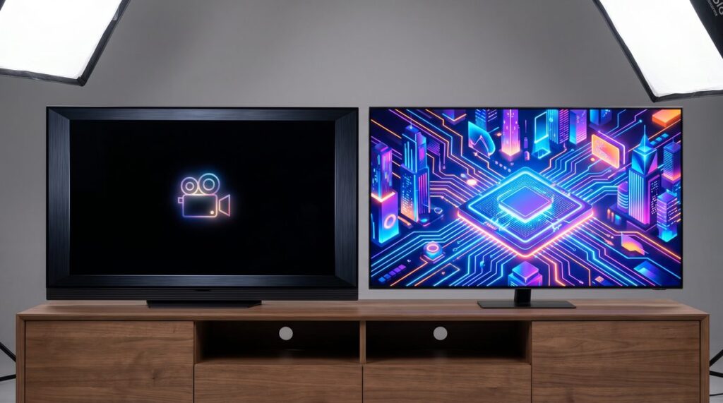 Чем отличается OLED от QLED: честное сравнение телевизоров в 2026 году