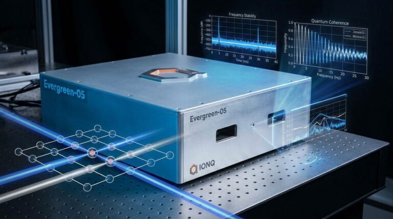 Компактные оптические атомные часы Evergreen-05 от IonQ размером с обувную коробку.
