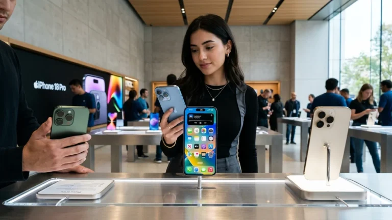iPhone 18 Pro в новых цветах с уменьшенным Dynamic Island