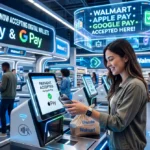 Walmart теперь принимает Apple Pay и Google Pay: логотипы платёжных систем