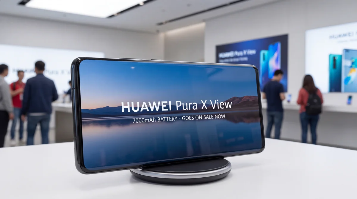 Huawei Pura X View — широкий экран смартфона
