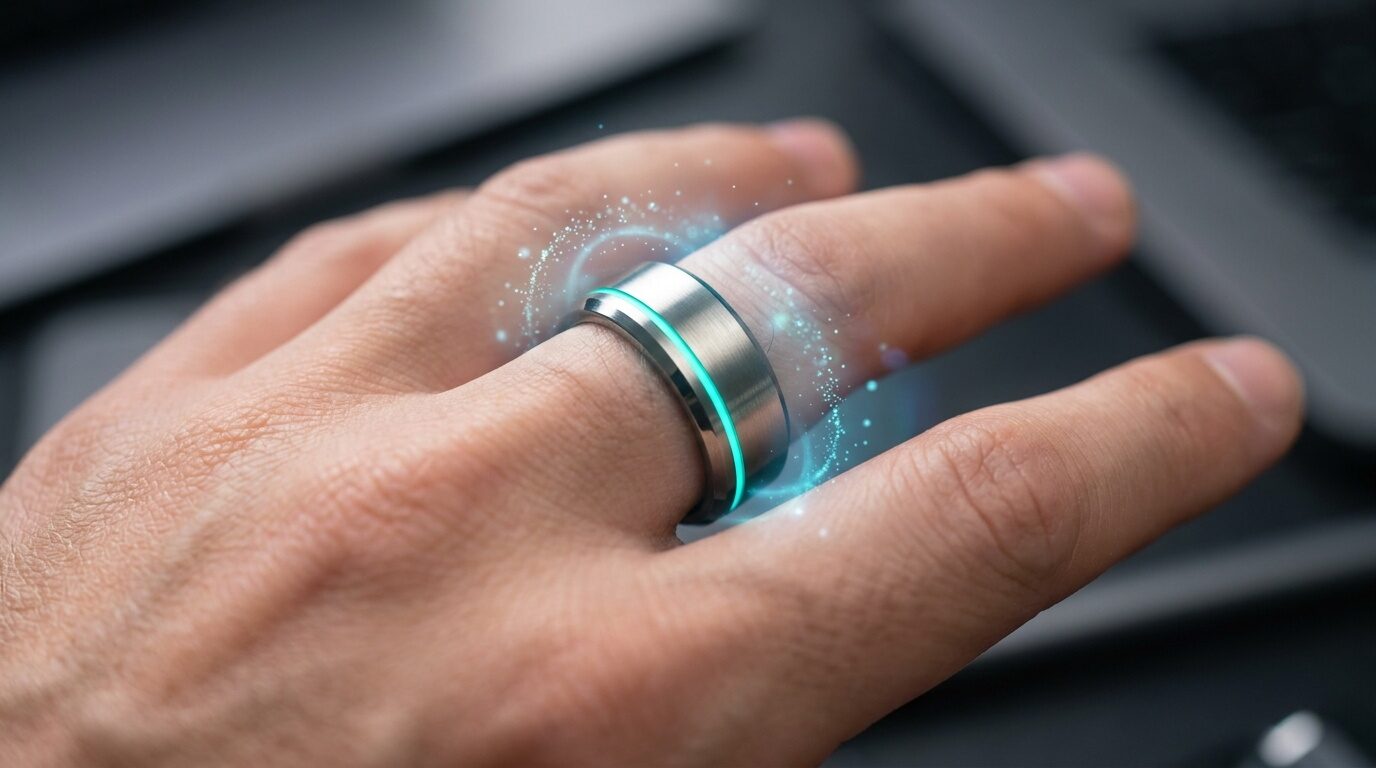Умное кольцо Interface от Natura на пальце