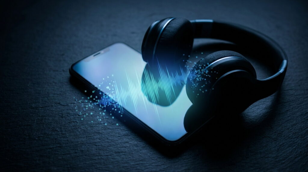 Логотип музыкального сервиса Deezer