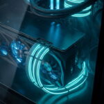 Видеокарта GeForce RTX 5090 с нестандартным блоком питания